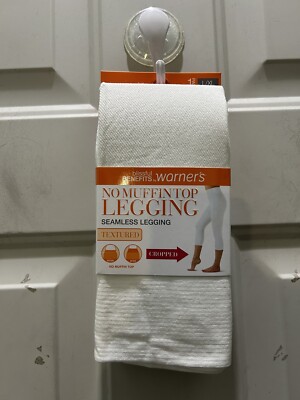 New!Warners Blissful Benefits White Seamless Legging.Size L/XL. Great 4 Layering