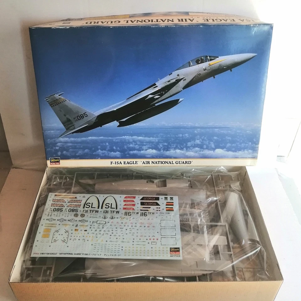 HASEGAWA 1/48 F-15CA EAGLE AIR NATIONAL GUARD KIT MONTAGGIO ART.09808 - Immagine 2 di 2