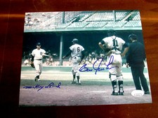 BILL FREEHAN MICKEY LOLICH 1968 WSC TIGERS CATCHER PITCHER SIGNED AUTO PHOTO JSA