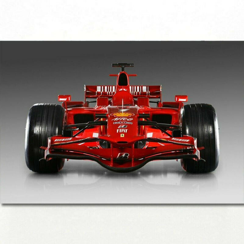 Toile F1 de course automobile 50x75 cm sport tableau décoration grand format