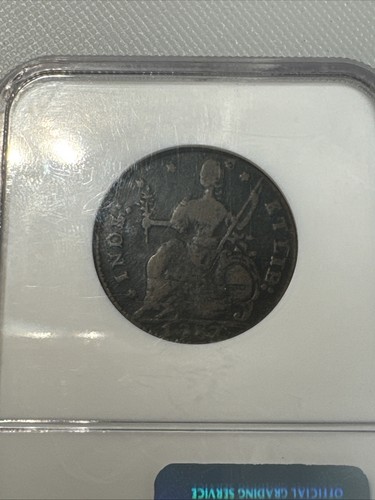 1787 Draped Bust Left NGC VF 20 Connecticut Copper Miller 33.15 - Picture 3 of 3