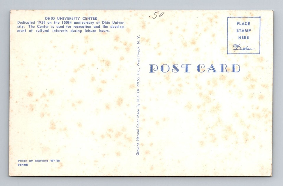 Athens OHOhio, Ohio University Center, 1950's Cars, Antique Vintage