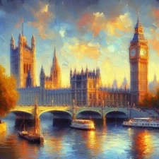 City of London - Oil Painting (Digital Image)