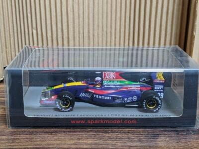スパーク　spark　1/43 ヴェンチュリ　ラルース　LC92 Spark 1/43 Venturi Larrousse Lamborghini LC92 6th Monaco GP