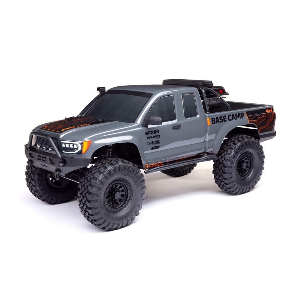Axial 1/10 SCX10 III Base Camp 4X4 Rock Crawler Brushed RTR (Gray