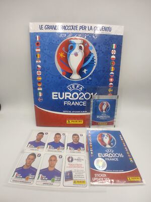 UEFA Euro France 2016 Hardback Hardcover Album Figurines Set 100% + Aggi