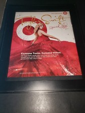 Taylor Swift Speak Now Rare Original Promo Poster Ad Framed
