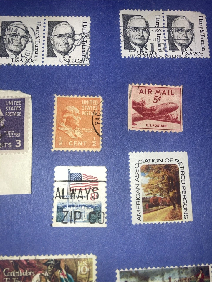 14 Used Vtg. USA Presidents Stamps MNH/Cancelled, 1933-1999. $1 Ships. A DEAL! - Image 3 of 4