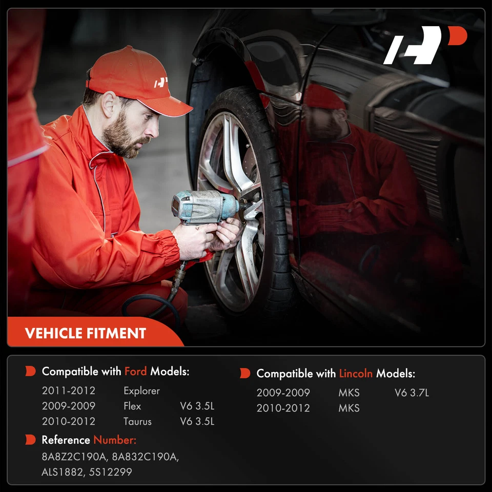 Sensor de velocidad de rueda ABS trasero A-Premium o para Ford Flex Taurus Lincoln MKS 10-12 Foto 2 de 4