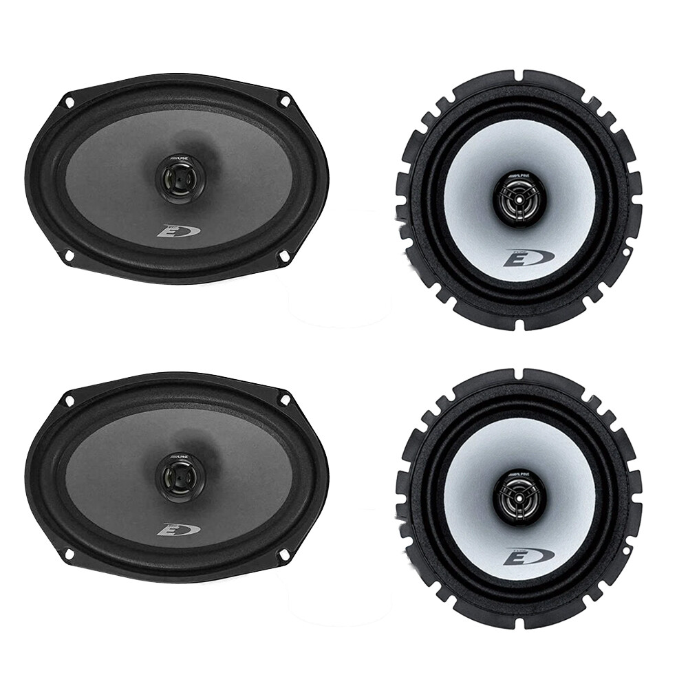 Alpine SXE Series 2-полосные автомобильные дверные Передние и задние коаксиальные динамики 6x9 и 65 дюймов