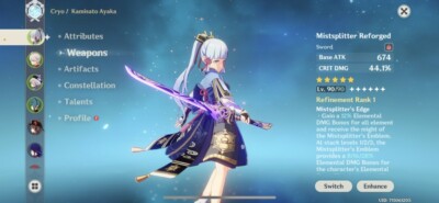 EU] KazuhaC3, Hu Tao, Shogun Raiden, Diluc C1, Ayaka