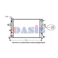 KüHler WasserküHler Passend FüR Opel Zafira A Astra G CC F75 F48 F08 F35 T98