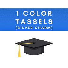 Class Act Graduation Graduation Tassel - 2019-2024 - Silver Charm - 1 Color
