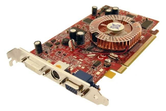 Carte Graphique MSI RX9250 TD128 AGP 8X ATI Radeon 9250 - Vintage Silencieuse (occasion)
