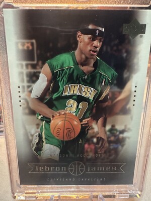 LEBRON JAMES ROOKIE CARD 2003 Upper Deck Basketball IRISH HS