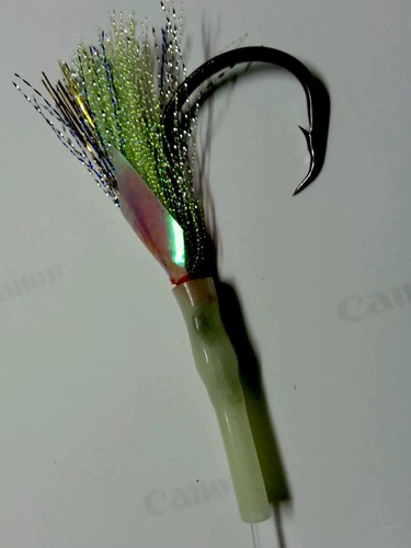 4 X 100LB SNATCHER FLASHERS ON 8/0 CIRCLE HOOKS SUIT MY BOTTOM FISHING RIGS - Picture 8 of 12