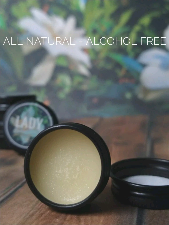 Perfume sólido, "Lady Gardenia" de Emarie 5 ml lata pequeña tamaño de viaje sin alcohol Foto 2 de 4