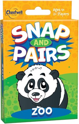 Zoo Snap Pairs Kinder Paar Kartenspiel