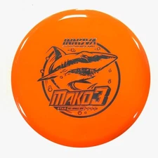 DISC GOLF INNOVA STAR MAKO3 MID-RANGE DISK SUPER STRAIGHT 175g ORANGE W/ SILVER