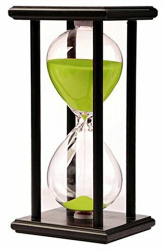 Lodunsyr Sabbia Timer Orologio Ornamento per La Casa Clessidra 60 Minuti Scrivan