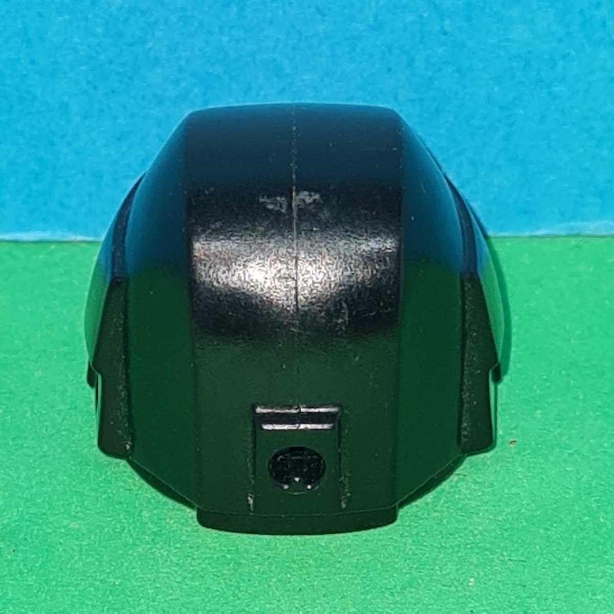 Casque Playmobil Noir Catégorie 4 - Réf 3 - Accessoire Figurine - Occasion Très Bon État