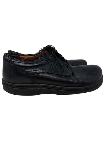 Footprints By Birkenstocks Leather Oxford Laceup Brand Black Sz 46 Men’s US 13 - Picture 2 of 9