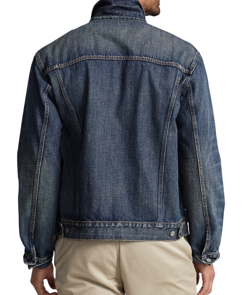 NWT Polo Ralph Lauren Big Tall Classic BLUE Denim Trucker Jean Jacket