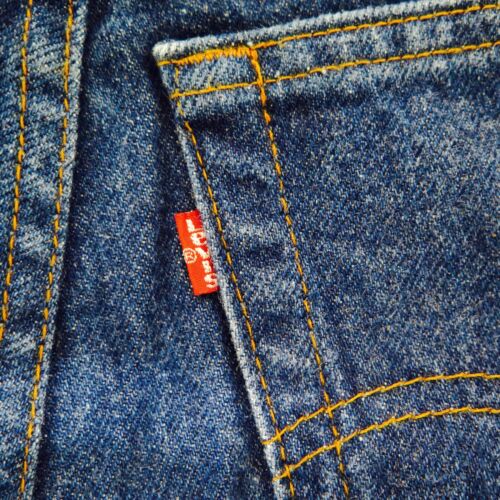 JEANS DE COLECCIÓN ORIGINALES LEVIS 505 RELAX FIT TALLA 12 W26 DE ALTO RASGO HECHOS EN EE. UU. - Imagen 7 de 8