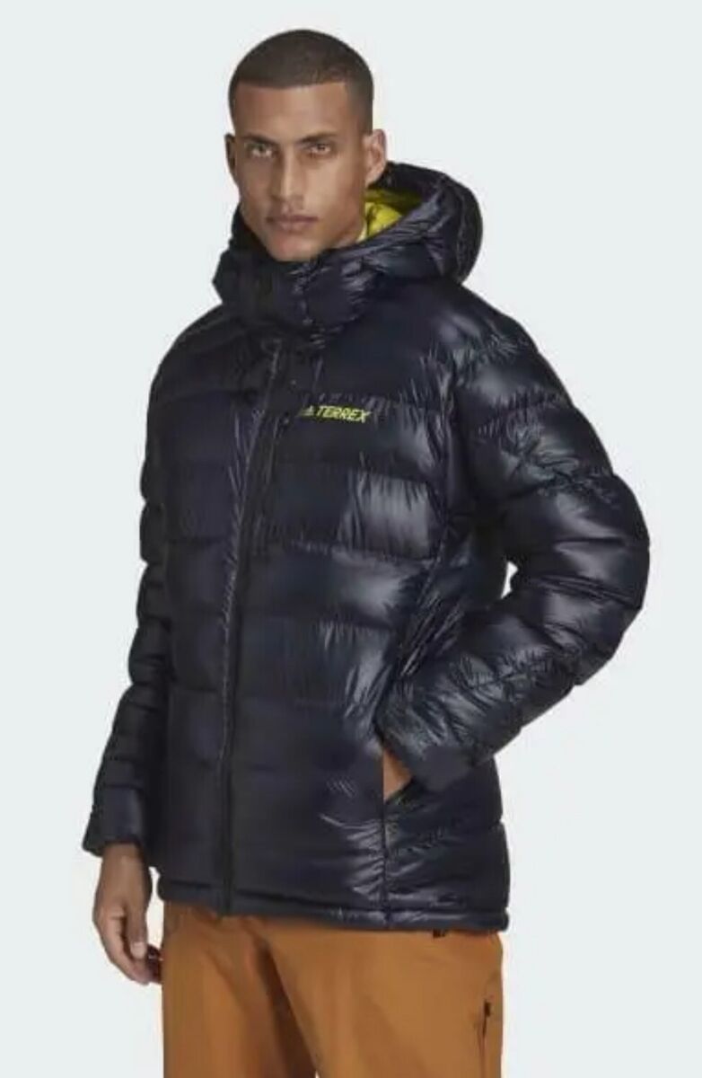 NWT Men's Adidas Parka Terrex Techrock Down Hooded Jacket NWT Men's Adidas Parka Terrex Techrock Down Hooded Jacket