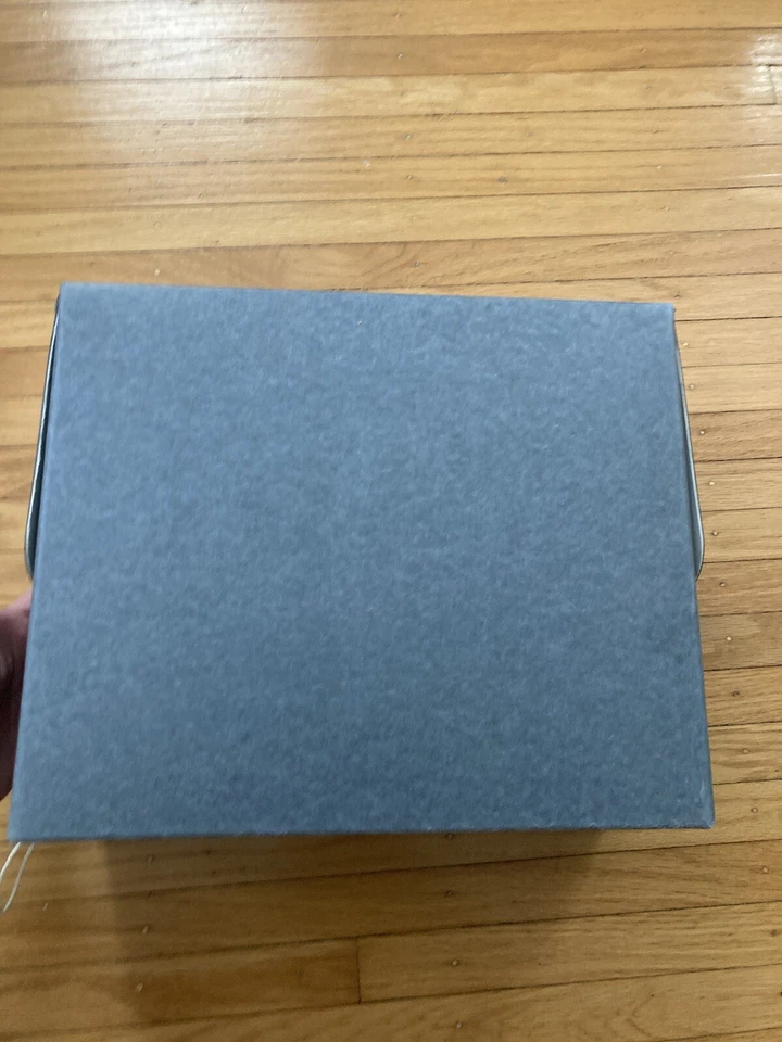 Caja de almacenamiento folio de archivo de colección borde de metal cartón de archivo sin ácido 12,5 x 10 x 5 Foto 3 de 4