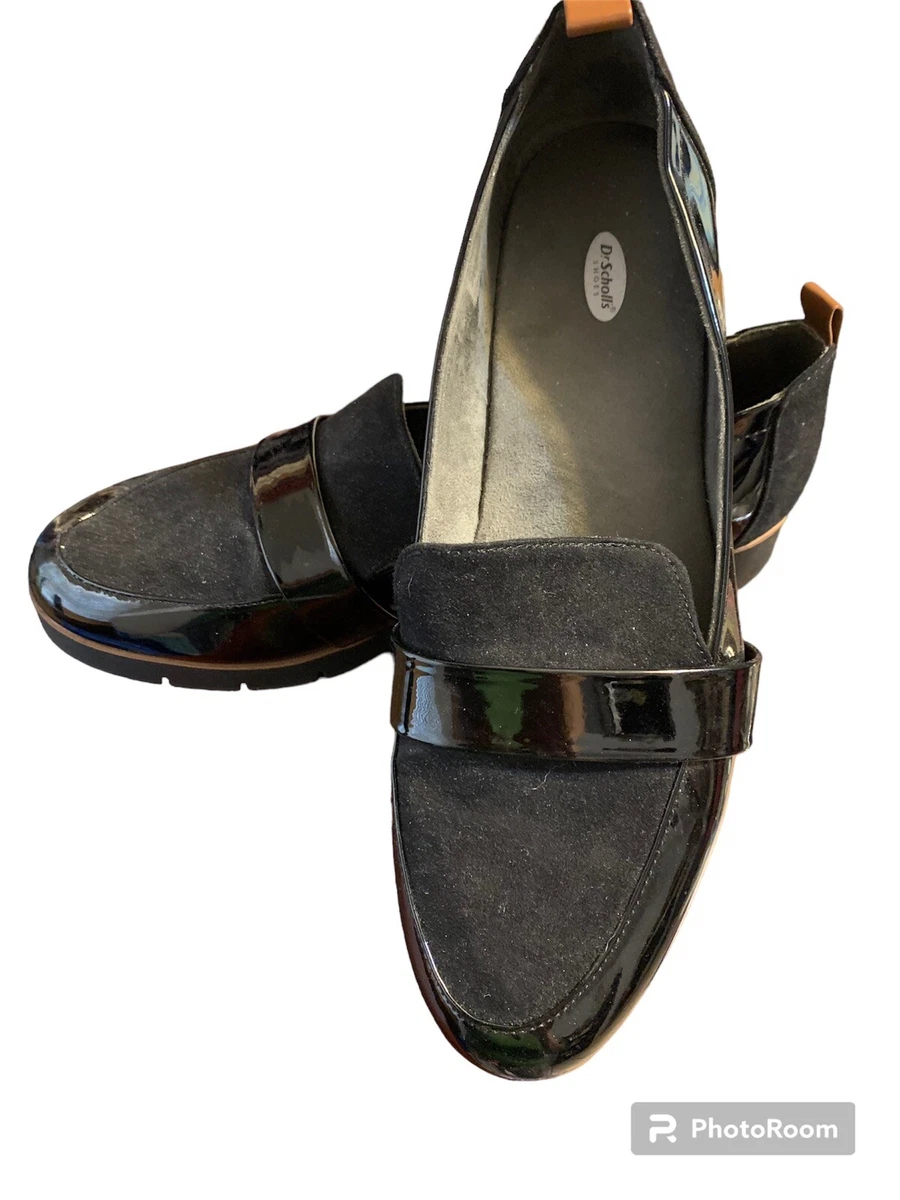 Dr. Scholls Watson Loafer Womens Black Size 11m. Slip On Flat