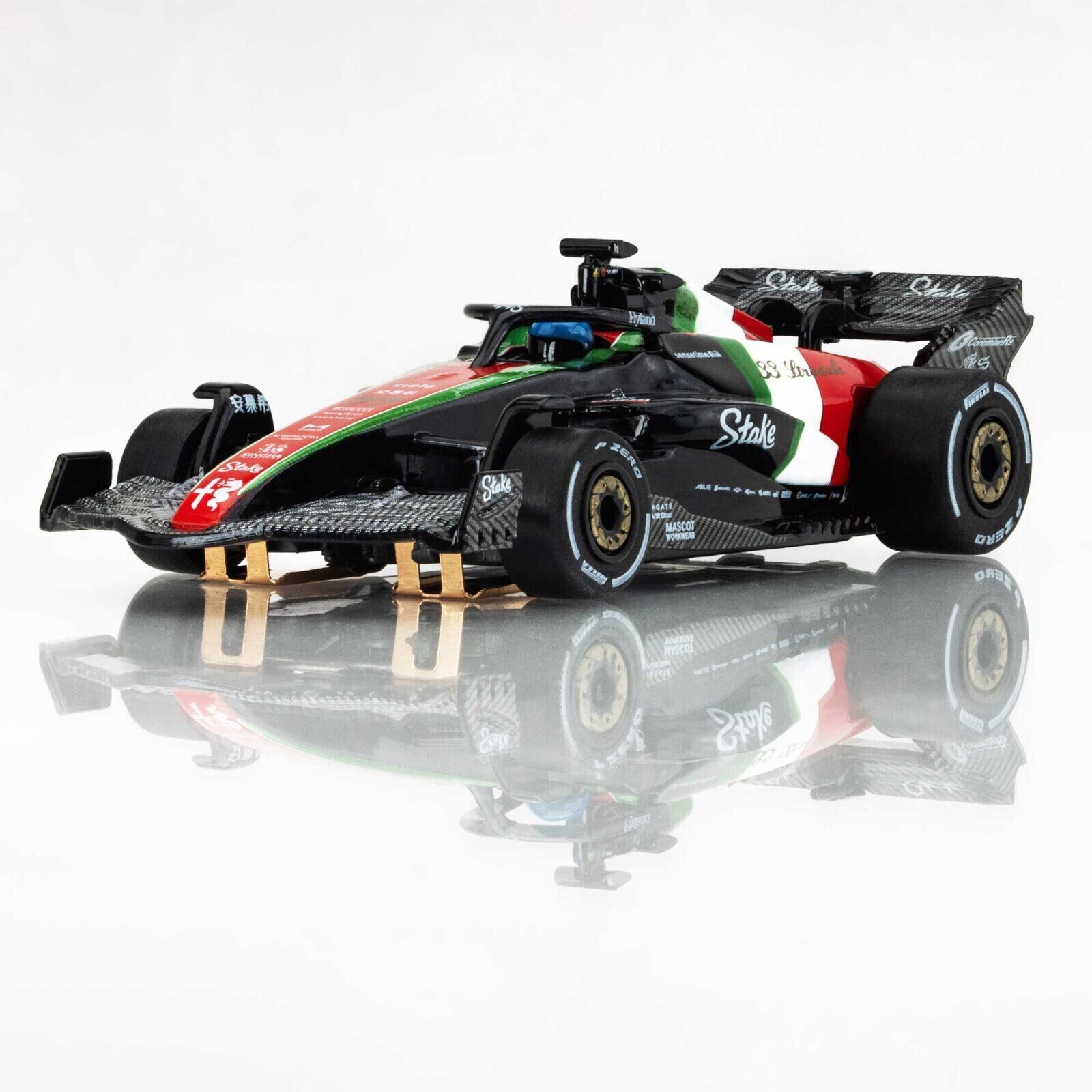 AFX HO Mega G+ Alfa Romeo F1-Monza 2023 HO Formula One Slot Car AFX22080