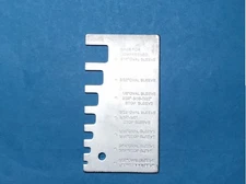 "GO/NO GO" Sleeve Compression Gauge for Wire Rope Cable