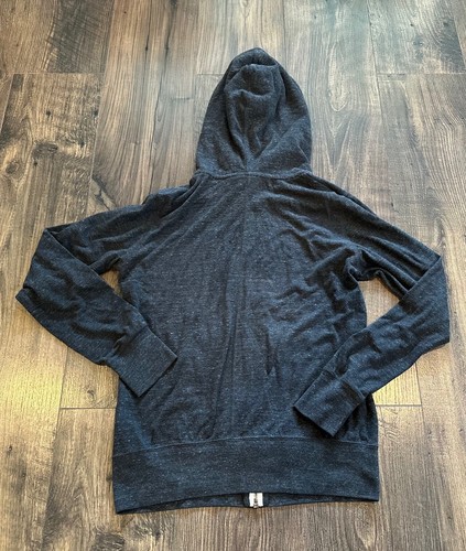 GUC Women's NIKE Full Zip Thin Hooded Sweatshirt, Heathered Dark Gray, Size: M - Picture 7 of 9
