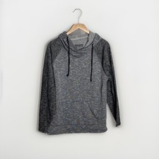 Brooklyn Cloth Hoodie Sweatshirt Gray  dark gray Men's Size XL