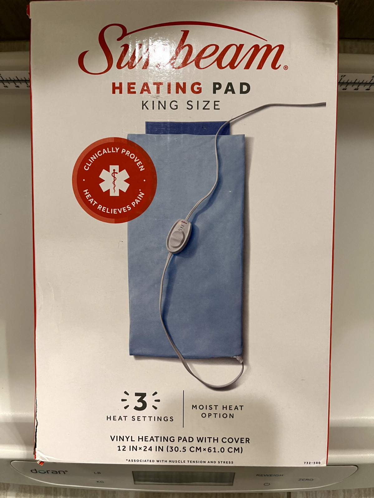 King Size 12 X 24-inch, Color Blue