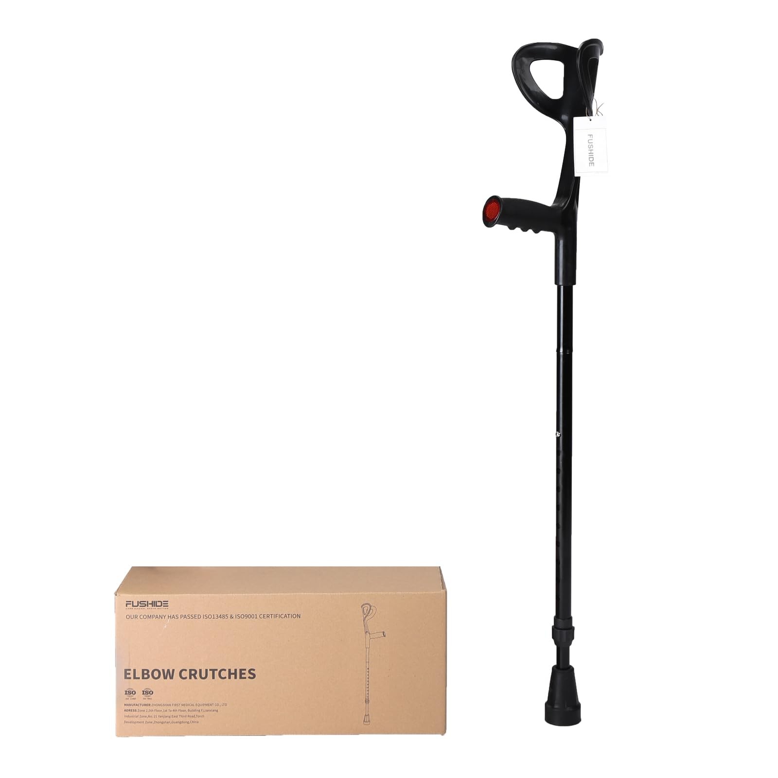 Forearm Crutch for Adults, Folding Arm Crutch, Aluminum, 10-Level Adjustable ...