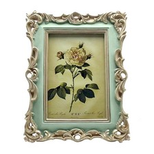 CISOO 4x6 Vintage Picture Frame Antique Ornate Green Photo Frame, for Table T...