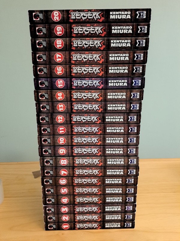 Berserk Manga Volume 1-20 English