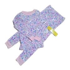 NIÑAS ROSA UNICORNIO MANGA LARGA PIJAMA CONJUNTO PIJAMA TALLA 5T FLORES FLORALES Prendas para dormir