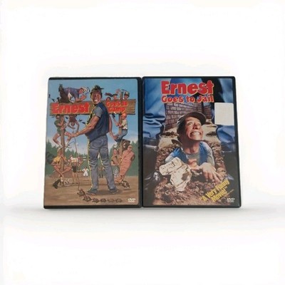 Ernest Goes to Jail & Ernest Goes To Camp DVD Bundle Lot Jim Varney Cult Comedy