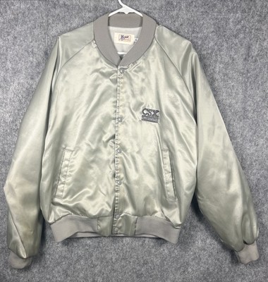 Vintage CSX Transportation NASCO Made In USA Satin Jacket - Men s Size XL