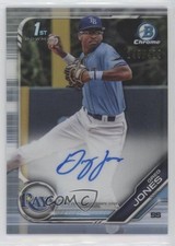 2019 Bowman Draft Chrome Pick Refractor 145/499 Greg Jones #CDA-GJ Auto 11bv