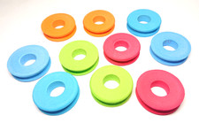 10 X Rig Winders Pole Fishing Hook Length Holders Hair Rig Tackle 45mm x 10mm