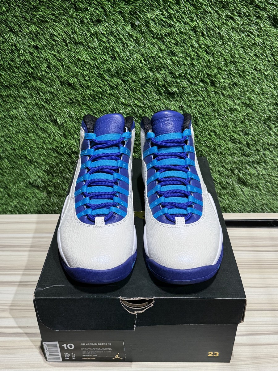 Size 10 - Air Jordan 10 Retro Charlotte Hornets for sale 