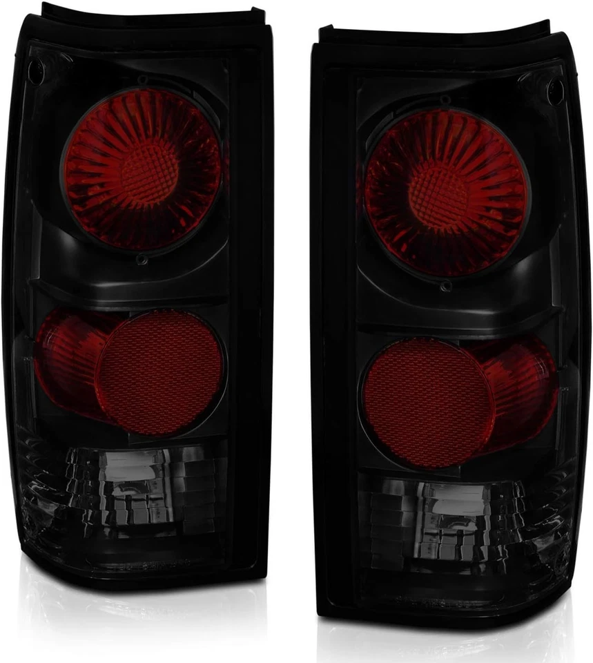 Luces traseras oscuras Euro negras humo para Chevy S10 Blazer/GMC S15 Sonoma 1982-1993 Foto 2 de 4
