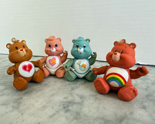 Vintage Care Bears Poseable Figures Lot of 4 Kenner 1983 1984 80s toys