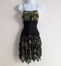 Vintage Y2K Dress Womens One Size Fairy Grunge 90s Cyber Punk Whimsigoth