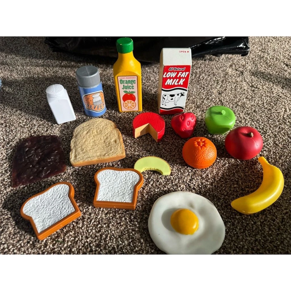 Melissa & Doug recursos de aprendizaje jugar comida desayuno tostadas huevos de gelatina Foto 2 de 2