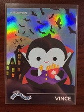 2025 Panini Squishmallows Halloween Rainbow Foil #95 Vince